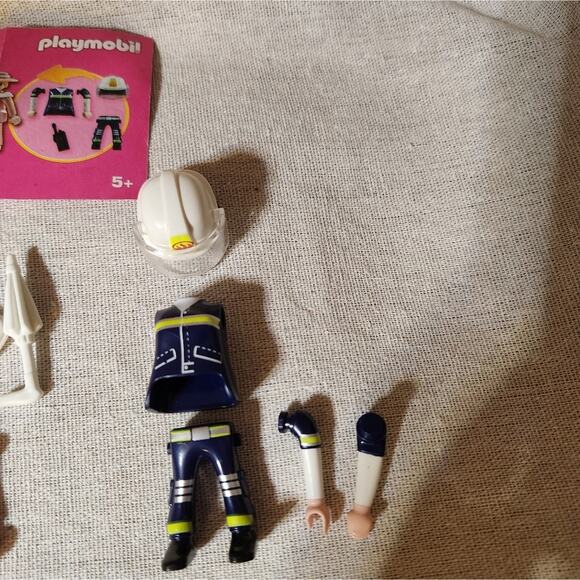 Playmobile 3 in 1 Girl figure Karate Fire fighter Victorian woman 9855 - Picture 5 of 5